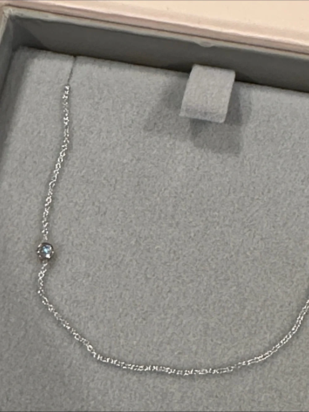 Maya Brenner 14k White Gold Necklace With Opal